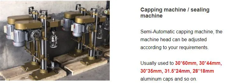 Semi Automatic Capping Sealing Machine for Different Ropp Aluminum Caps